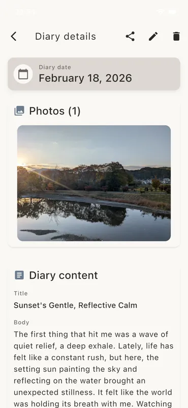 Smart Photo Diary screenshot 1