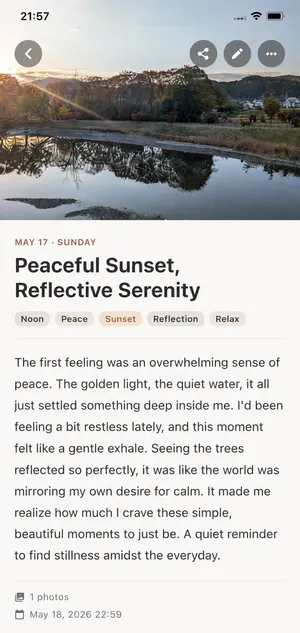Smart Photo Diary screenshot